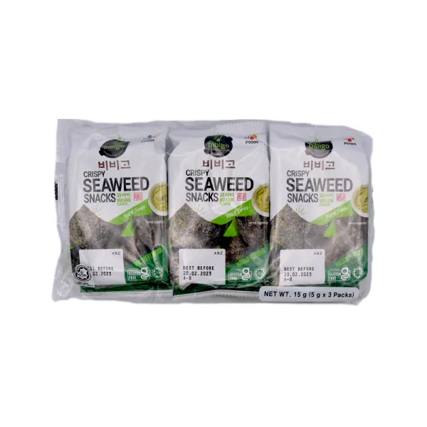 Bibigo Seaweed Crisps (Wasabi)