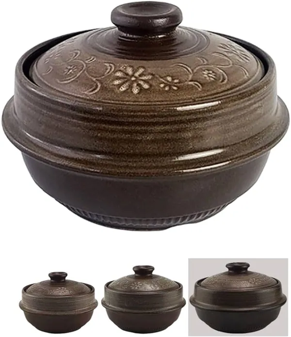 Crazy Korean Cooking Korean Earthenware Pot (Ttukbaegi)