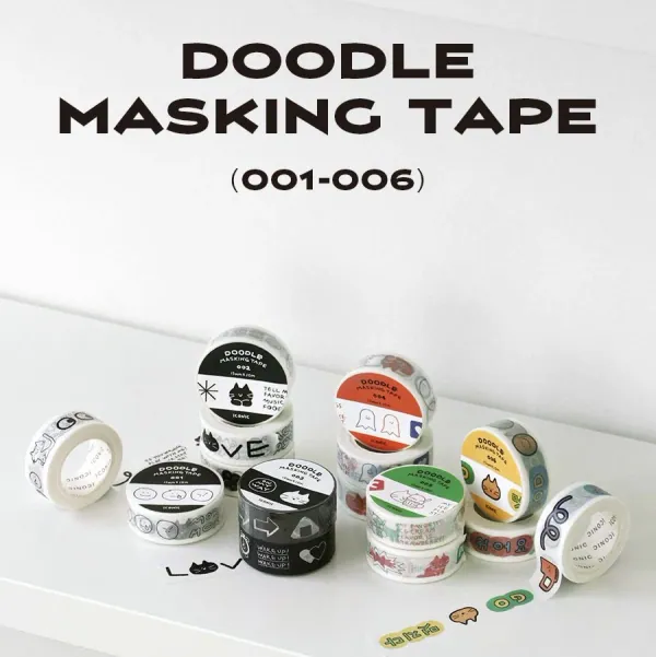 Iconic Iconic Masking Tape Palette (10 rolls)