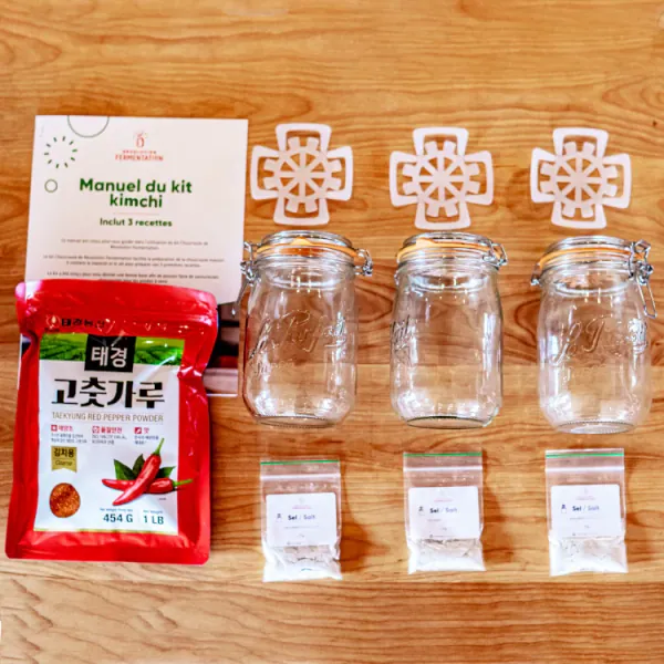 MakKimchi DIY Kimchi Kit with Fermentation Jar